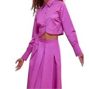 Devotion twins cropped blouse nwt